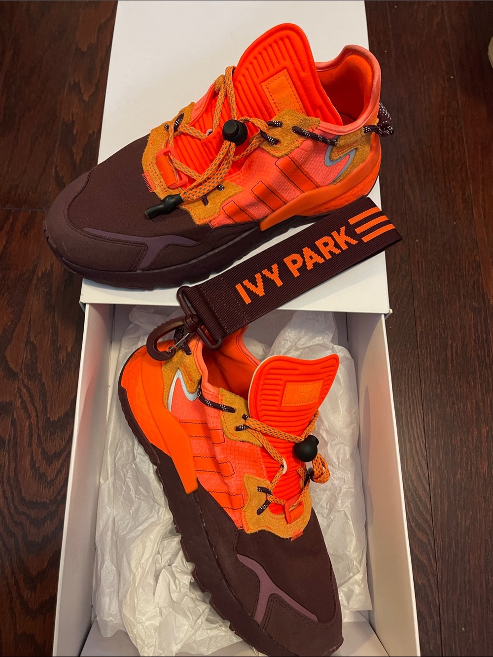 IVY PARK Adidas Women’s Orange & Brown Active Sneakers